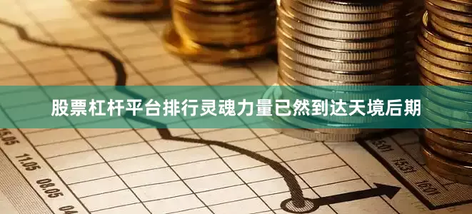 股票杠杆平台排行灵魂力量已然到达天境后期